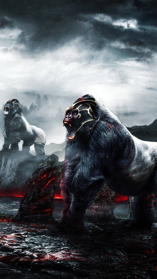 Take A Look At This Cool Gorilla Wallpaper