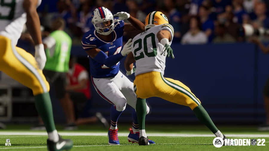 Take Control Of The Gridiron In Madden Nfl 22 Wallpaper