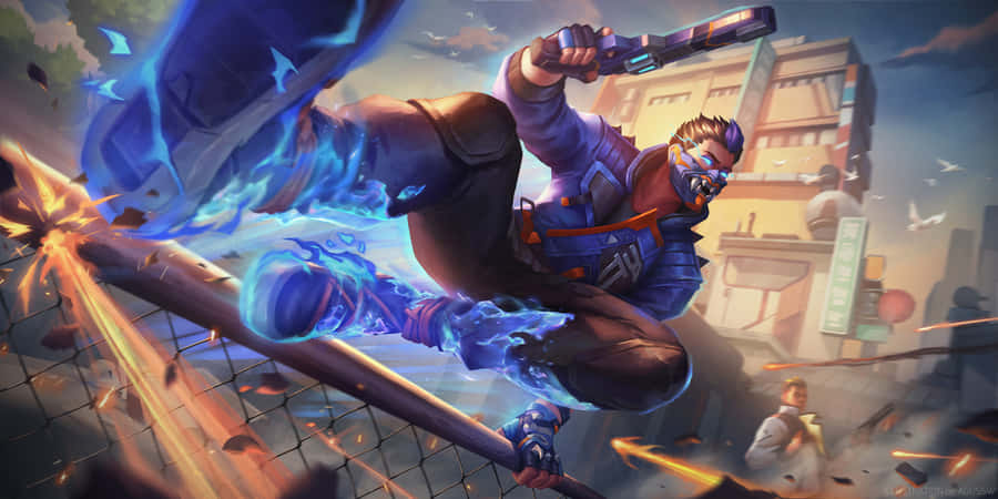 Take Down Your Opponents With Yoru In Valorant Wallpaper