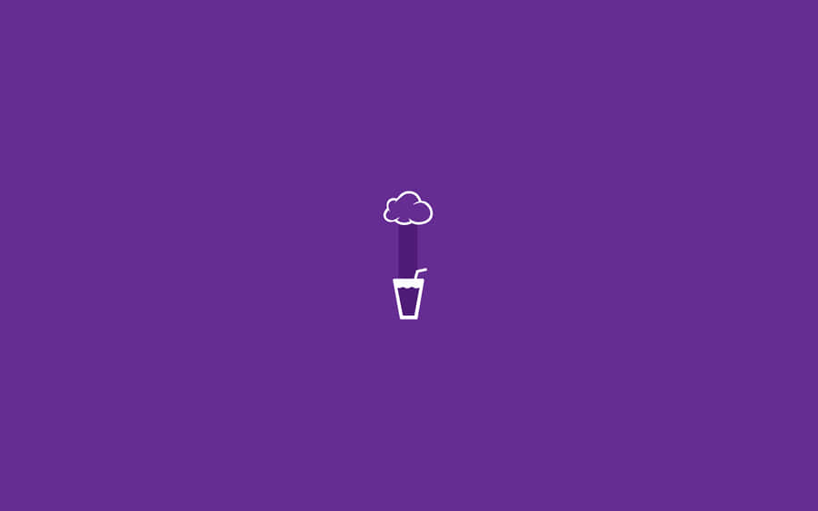 Take In The Beauty Of Minimalist Purple Wallpaper