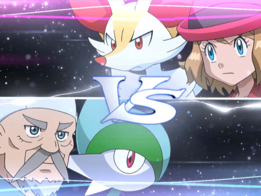 Take On All Pokemon Rivals With Courage And Strength! Wallpaper