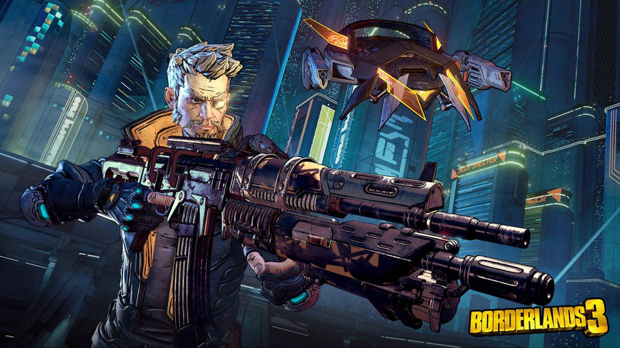 Take On The Challenges Of Borderlands 3 With Zane Wallpaper