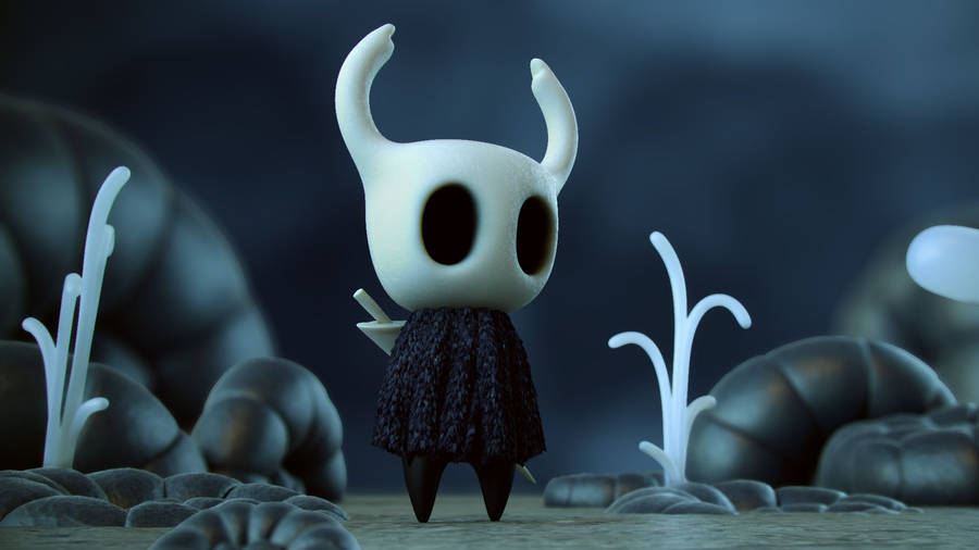 Take On The Darkest Night With The Hollow Knight Wallpaper