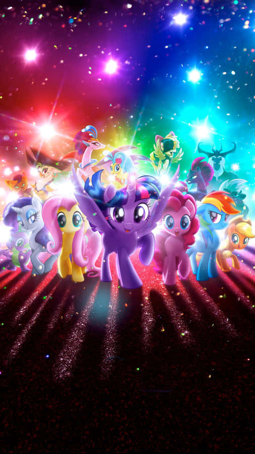 Take Your Favorite My Little Pony Characters With You When You Rock This Slim Phone Wallpaper