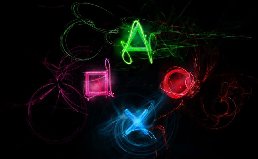 Take Your Gaming Experience To The Next Level With This Stylish Ps4 Theme. Wallpaper