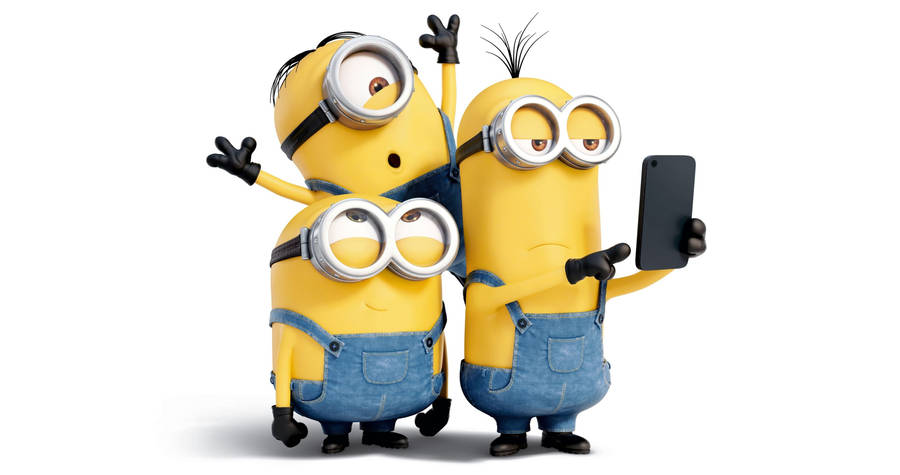 Taking Selfie Minion Desktop Wallpaper