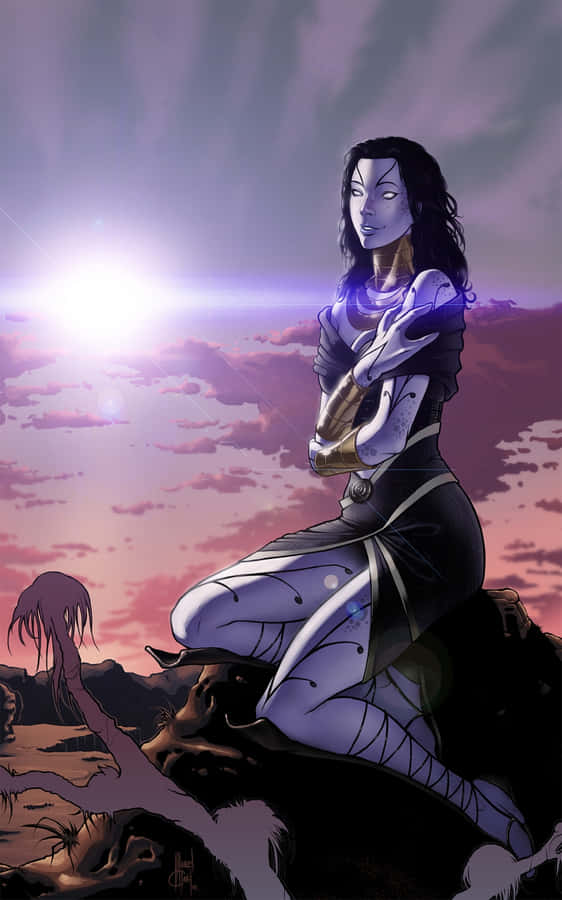 Tali'zorah, The Dynamic Quarian Engineer Wallpaper