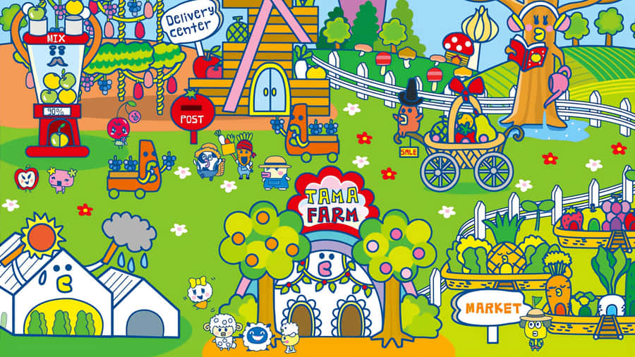 Tamagotchi Farm Adventure Wallpaper