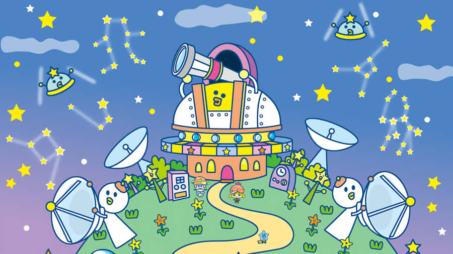 Tamagotchi Space Observatory Wallpaper