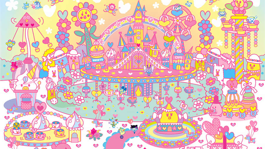 Tamagotchi Virtual World Wallpaper