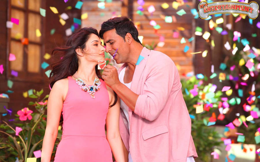 Tamanna Bhatia And Akshay Kumar Wallpaper
