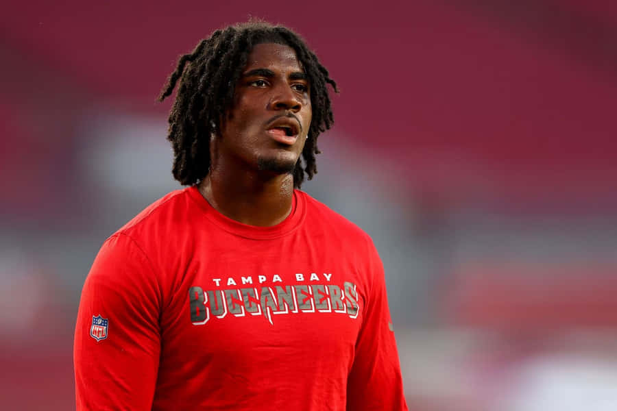 Tampa Bay Buccaneers Player Red Shirt Wallpaper