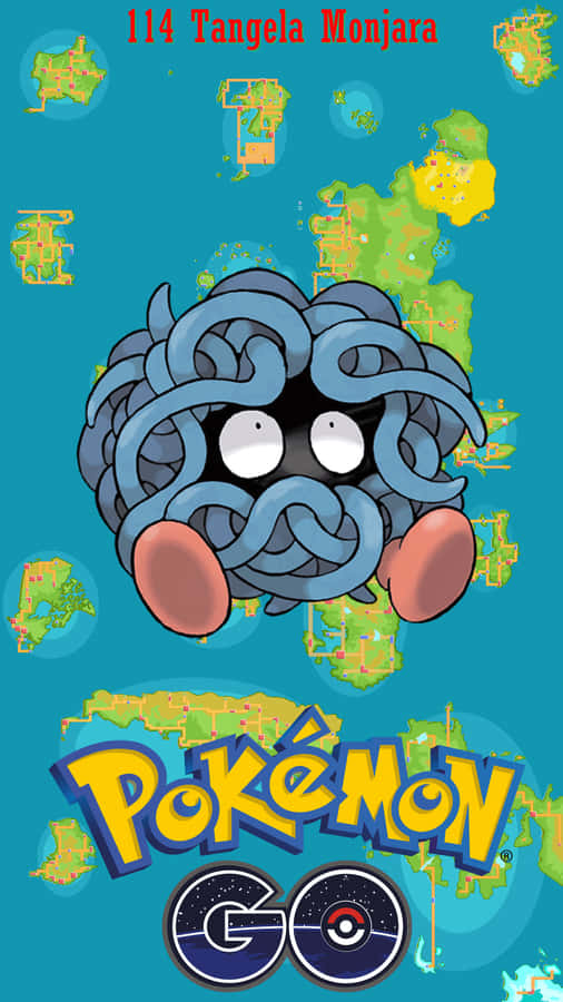 Tangela Map Theme Pokemon Go Wallpaper