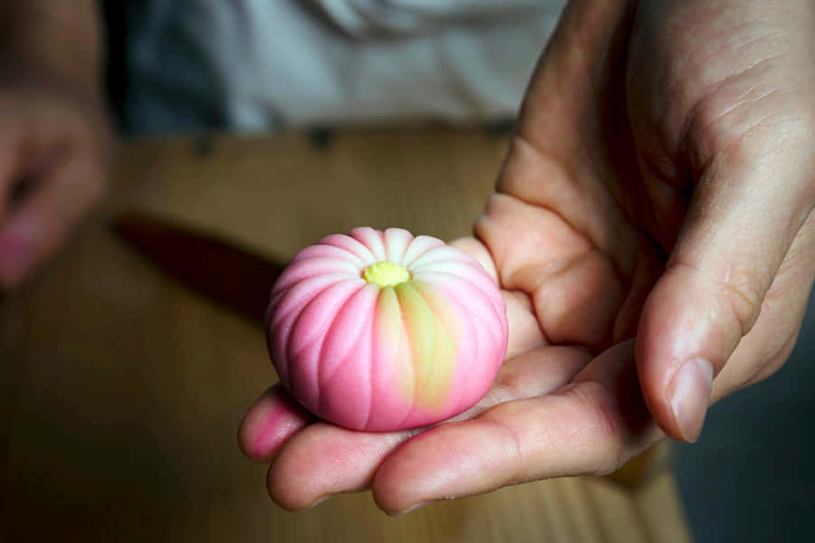 Tantalizing Assortment Of Japanese Sweets Wallpaper