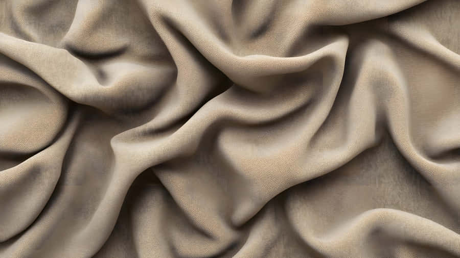 Taupe Fabric Texture Wallpaper