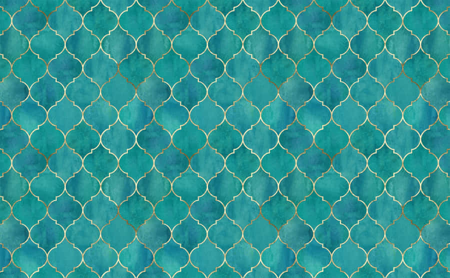 Teal Blue Color Scheme Wallpaper