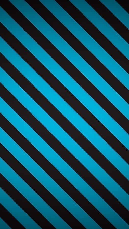 Tealand Black Striped Pattern Wallpaper