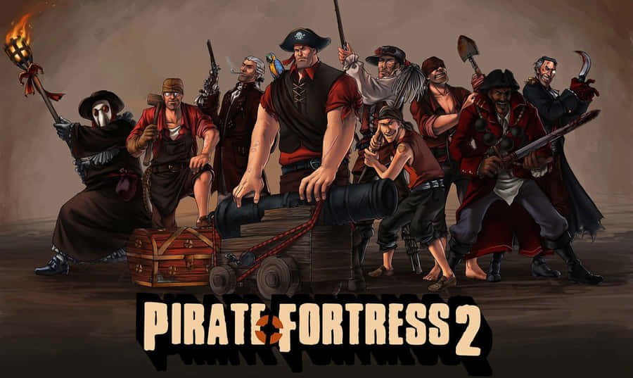 Team Fortress 2 Characters In Action Wallpaper