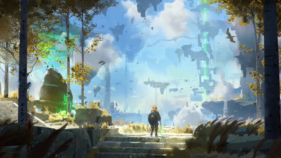 Tears Of The Kingdom Landscape Wallpaper