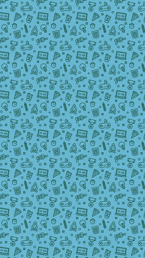 Telegram Objects Clip Art Wallpaper