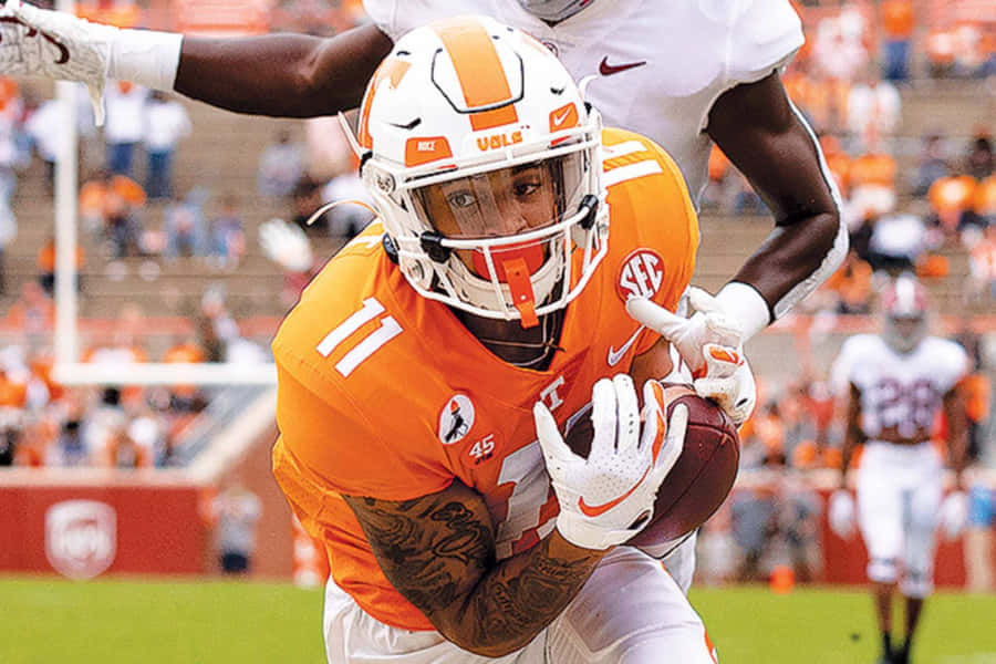 Tennessee Football Player Catch Wallpaper
