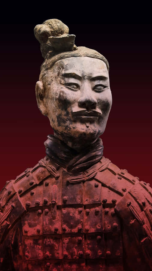 Terracotta Warrior Bust Wallpaper