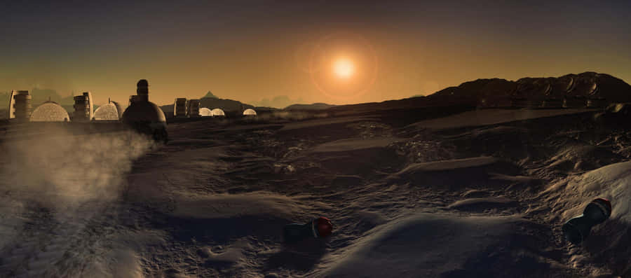 Terraforming A Distant Planet Wallpaper