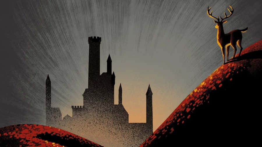 Terrasen Castle At Dusk Wallpaper