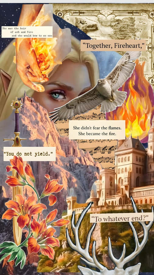 Terrasen Fireheart Strength Wallpaper