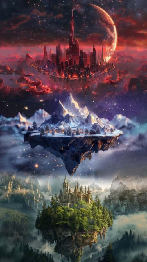 Terrasen Floating Kingdoms Wallpaper