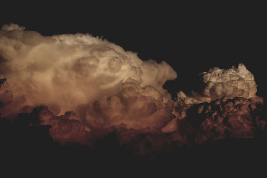 Terrifying Black Clouds Wallpaper