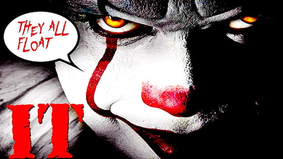 Terrifying Glimpse Of Pennywise In It Movie 2017 Wallpaper