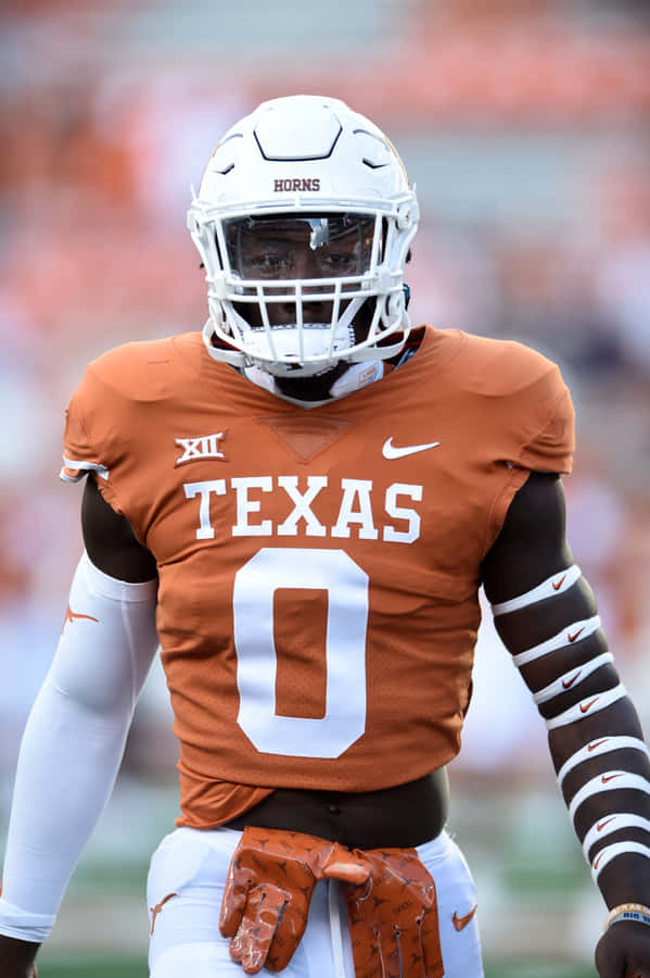 Texas Football Player Number0 Wallpaper