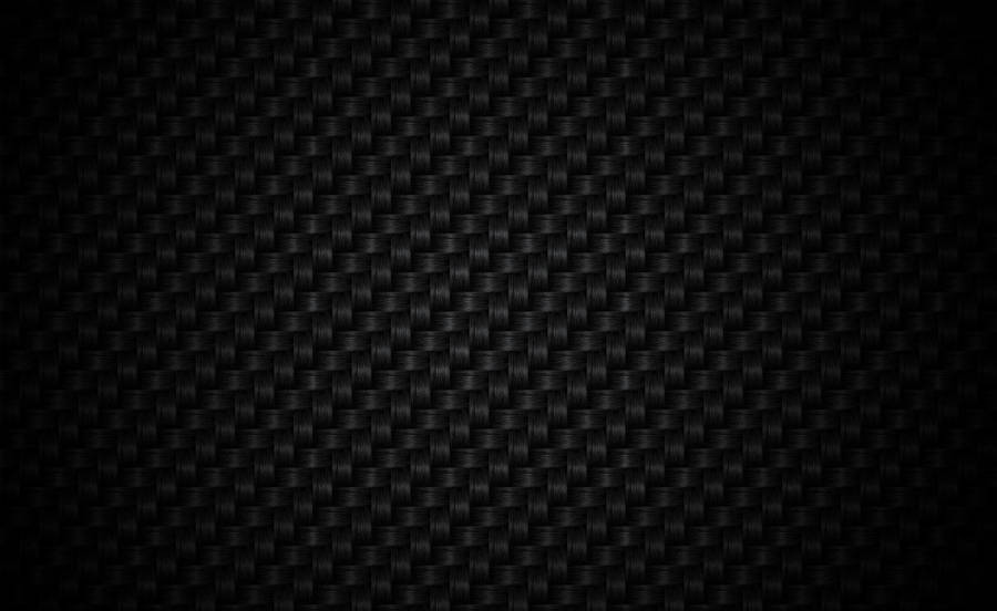 Texture Woven Black Carbon Pattern Wallpaper
