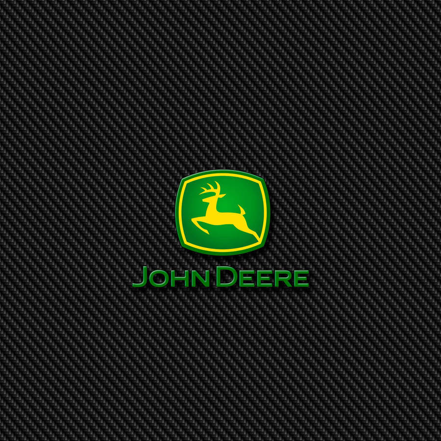 Textured John Deere Logo Wallpaper