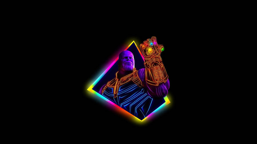 Thanos Avengers Outrun Wallpaper