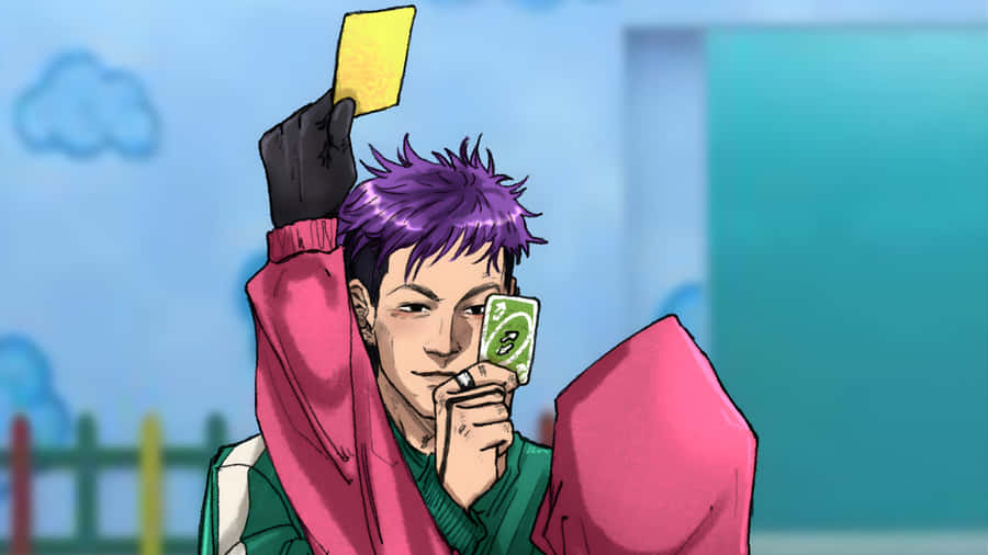 Thanos Squid Game Card Scene Wallpaper