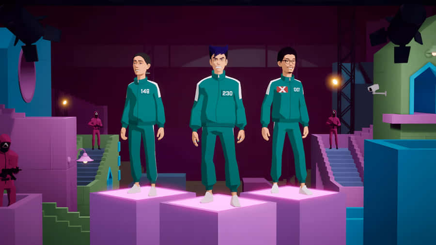 Thanos Squid Game Challenge Wallpaper