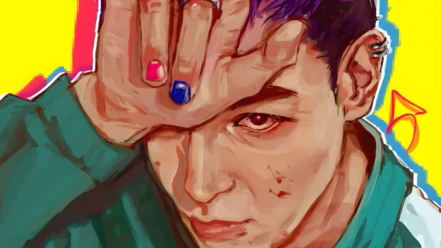 Thanos Squid Game Fan Art Wallpaper