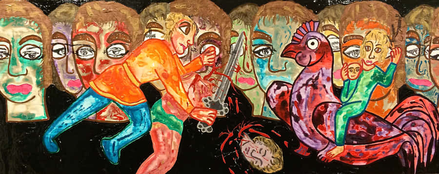 'the Adoration Of The Magi' Wallpaper