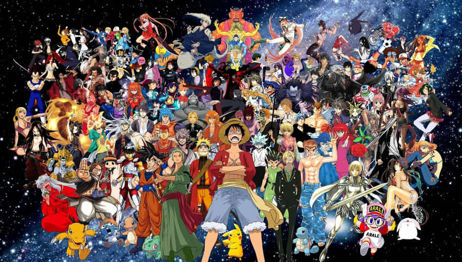 The Adventures Of Manga Characters Wallpaper