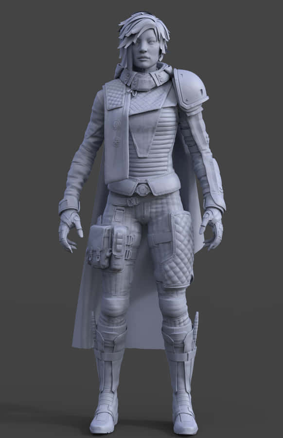 The Adventurous Guardian: Ana Bray In Action Wallpaper