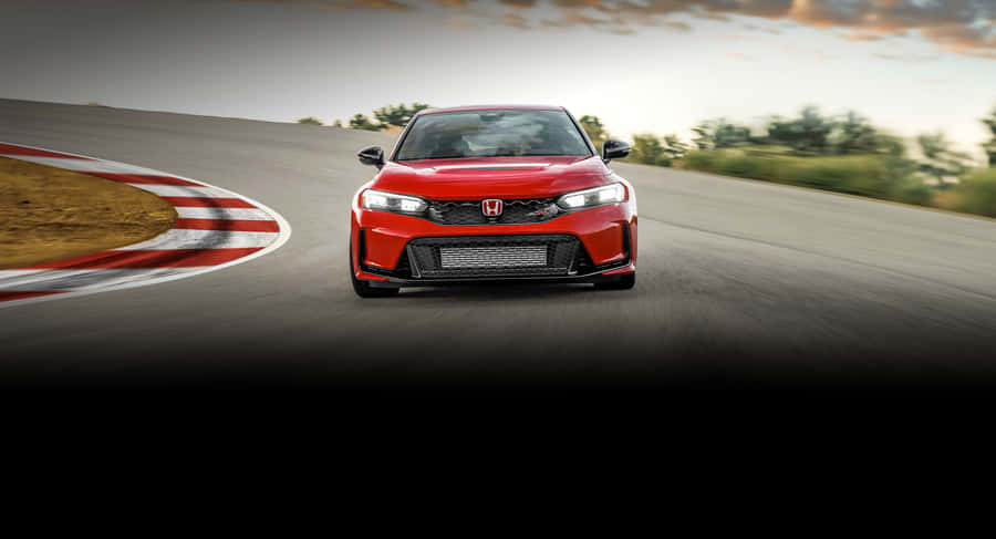 The Aggressive Honda Civic Type R Wallpaper