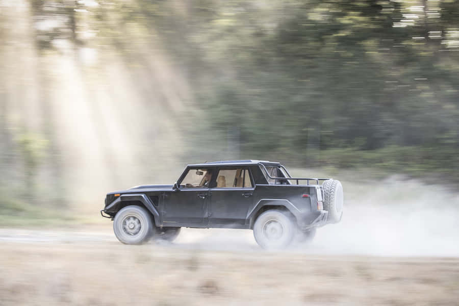 The All-terrain Beauty: Lamborghini Lm002 Wallpaper