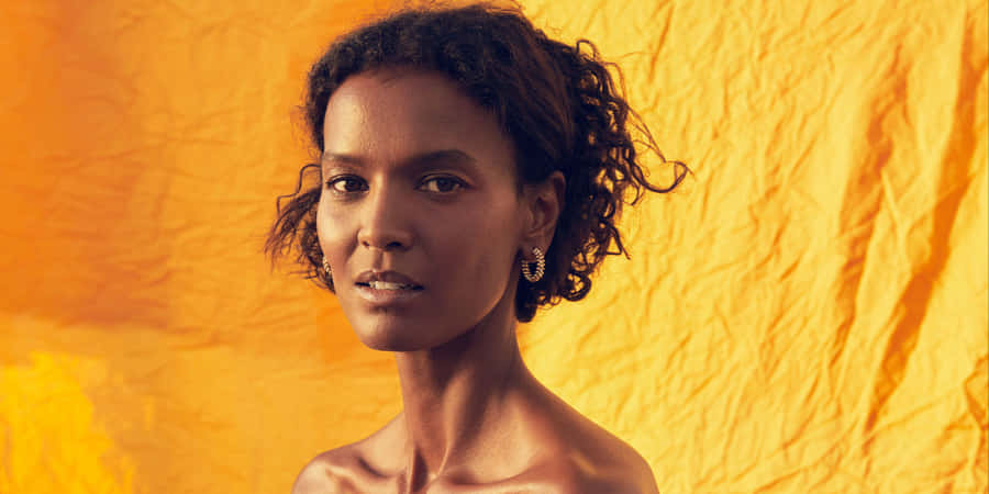 The Alluring Charm Of Liya Kebede Wallpaper