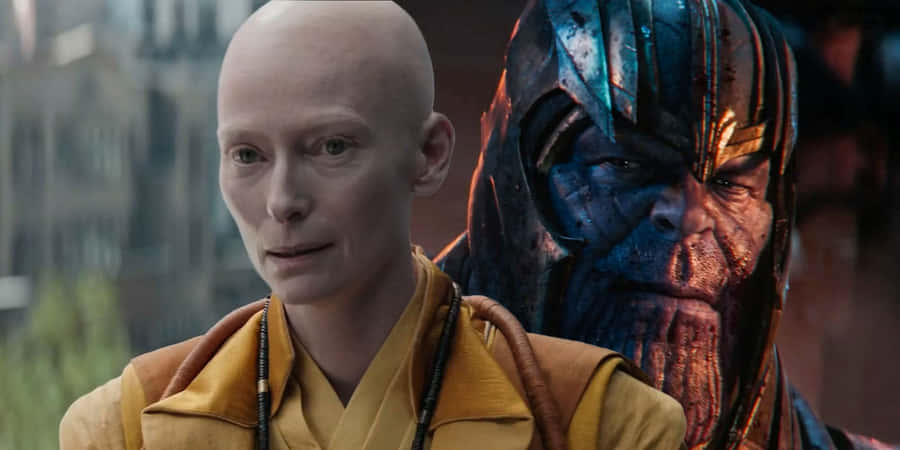 The Ancient Oneand Villain Wallpaper