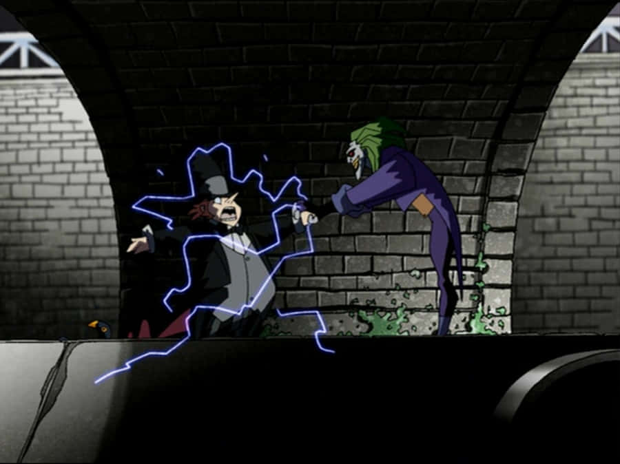 The Batman Clashes With Dracula In An Epic Face-off Wallpaper