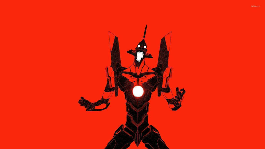 The Berserk Unit 01 From Neon Genesis Evangelion Wallpaper