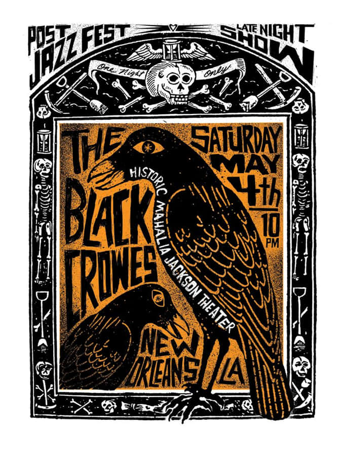 The Black Crowes Rock Out On Stage Wallpaper