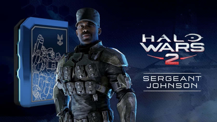 The Brave Sergeant Johnson In Action Wallpaper